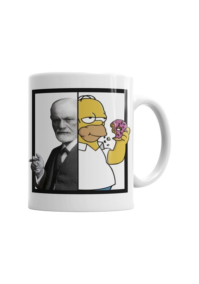 Homer Freud Kupa Bardak Porselen Karışık
