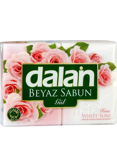 Dalan Beyaz Sabun Gül 4 x 150 G