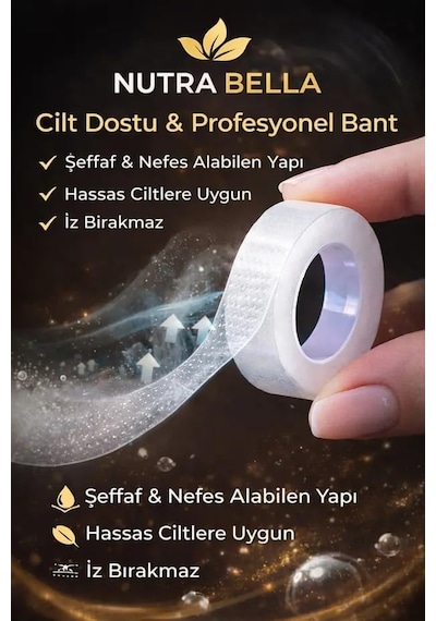 Nutrabella Medikal Bant, Şeffaf Ve Ten Rengi, Hipoalerjenik, Nefes Alabilen, Hassas Cilt Uyumlu, İz Bırakmaz, 2'li Set Çok Renkli Nutrabella Medikal Bant, Şeffaf Ve Ten Rengi, Hipoalerjenik, Nefes Alabilen, Hassas Cilt Uyumlu, İz Bırakmaz, 2'li Set Çok Renkli