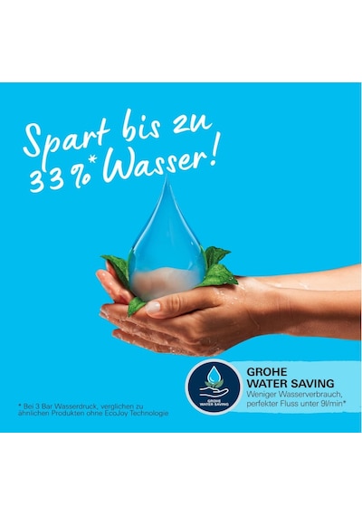 Grohe 110 El Duşu Seti, 110mm Kare 3 Akışlı 26176001 Gümüş