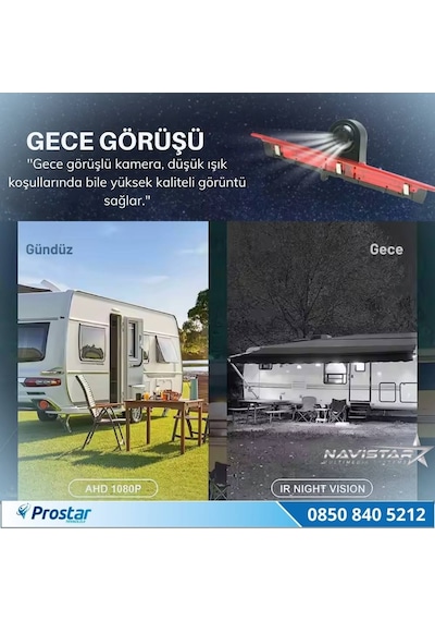 Mercedes Sprinter Ve Vw Crafter İçin Profesyonel Ahd 1080p Geri Görüş Kamerası