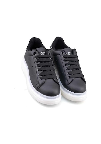 Nesilshoes Bestof 628 Siyah Beyaz Erkek Günlük Spor Ayakkabı Siyah - Beyaz