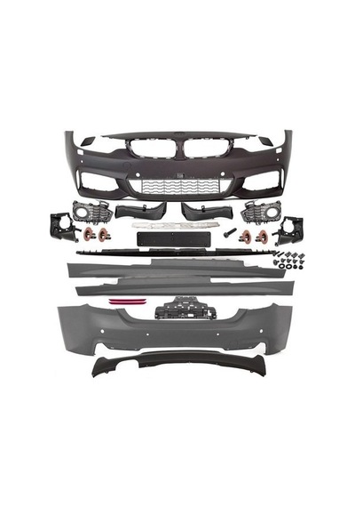 Bmw f32 f33 m sport body kit tampon seti çin 2013+