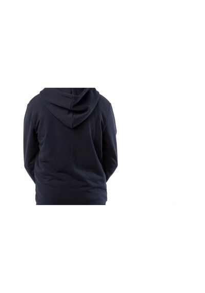 Kappa Logo Fleece Jacket Full-zip Hoodie Lacivert Siyah