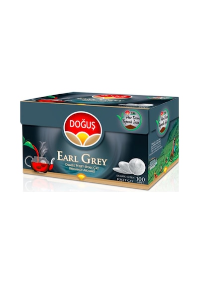 Doğuş Earl Grey Bergomat Aromalı Demlik Poşet Çay 16'lı 100 x 3 .2 G