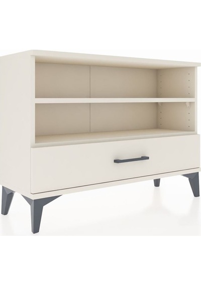 Arges Şifonyer 2 Raflı Tek Çekmeceli 88x30x64 Aytaşı-aytaşı Aytaşı