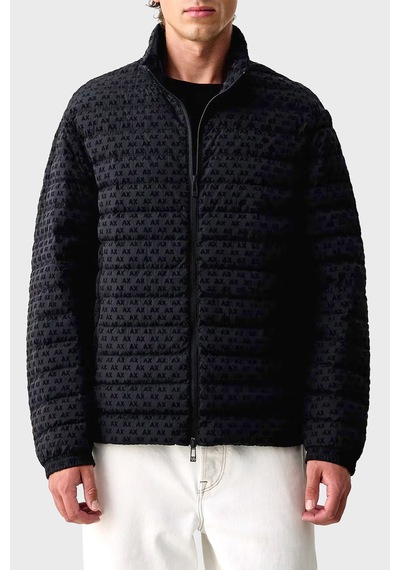 Armani Exchange Kadife Dokulu Kuş Tüyü Dolgulu Şişme Mont Erkek Mont Xm003510 Af19870 Ub101 Lacivert
