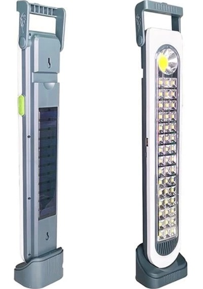 Powermaster Solarlı Ve Şarjlı Işıldak 45 Ledli 45w Hel-6855t Çok Renkli