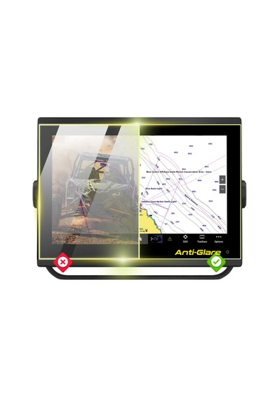 Garmin Gpsmap 1223xsv Combo Gps/chartplotter 12" İçin Anti-glare Mat Ekran Koruyucu