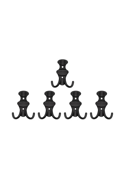 Çi Zgi Li Askı, Metal Vestiyer Askısı, Matsiyah, Duvar Ve Dolap Askılığı 5'li Set Vidalı Matsi Yah