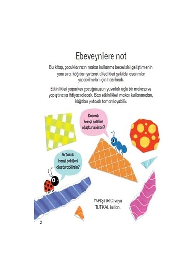 Yırt, Kes, Yapıştır: Küçüklere Eğlenceli Etkinlikler