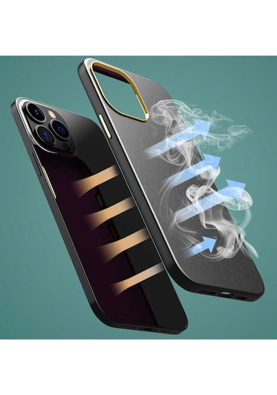 Apple Uyumlu iPhone 12 Pro Csk Zore Natura Kılıf kahverengi