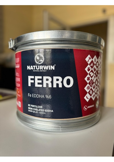 Naturwin Ferro %6 Eddha Demir İçeren Toz Gübre 5 Kg Varil