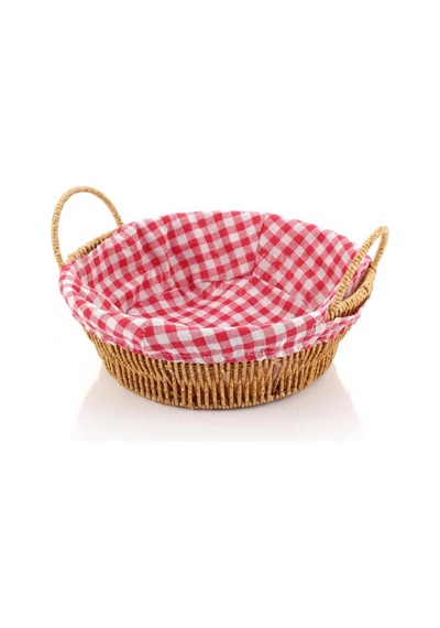 Mien Rattan Yuvarlak Sepet 25.5x8x13 Cm Çok Renkli