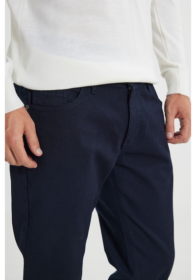 Ac&Co / Altınyıldız Classics Erkek Lacı Slim Fit Dar Kesim Pamuklu Esnek Armürlü 5 Cep Pantolon Lacı Lacivert Ac&Co / Altınyıldız Classics Erkek Lacı Slim Fit Dar Kesim Pamuklu Esnek Armürlü 5 Cep Pantolon Lacı Lacivert
