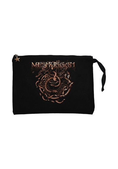 Meshuggah The Ophidian Trek Siyah Clutch Cüzdan / El Çantası Siyah