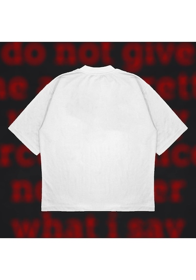Startmore Do Not Give Me Cigarette Oversize Unisex Pamuklu Nefes Alan Kalın Kumaşlı Beyaz