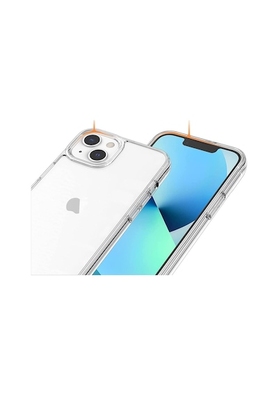Apple Uyumlu iPhone 13 Mini Kılıf Şeffaf Silikon Hibrit Case Renksiz