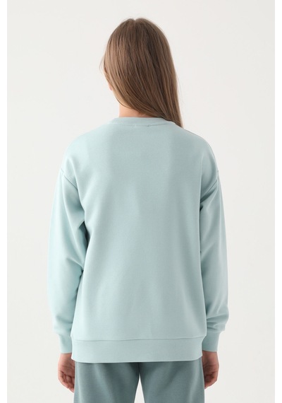 Kappa Mint Kız Çocuk Sweatshirt Mint