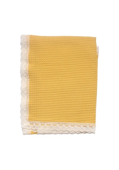 Unisex Hardal Dantelli Pike Battaniye 105 120 Cm Çok Renkli