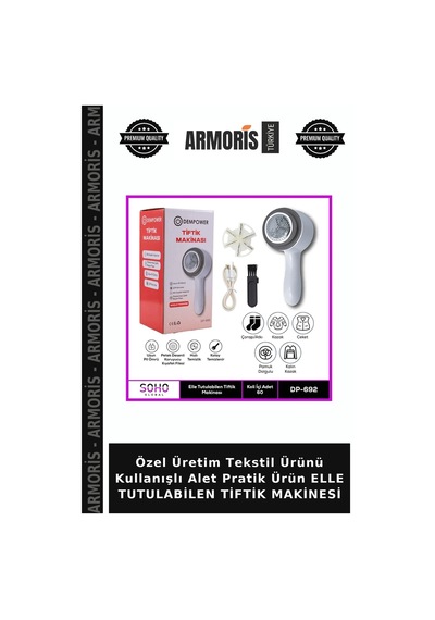 Özel Üretim Tekstil Ürünü Kullanışlı Alet Pratik Ürün Elle Tutulabilen Tiftik Makinesi