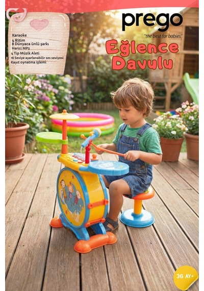 Prego Toys Eğlence Davulu
