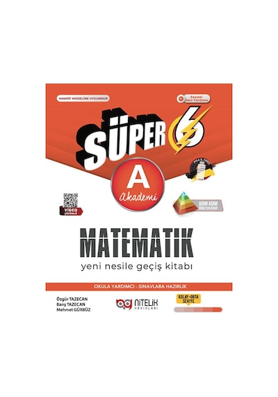 Nitelik 6.sınıf A Süper Matematik Yeni Nesil Geçiş Kitabı Yeni