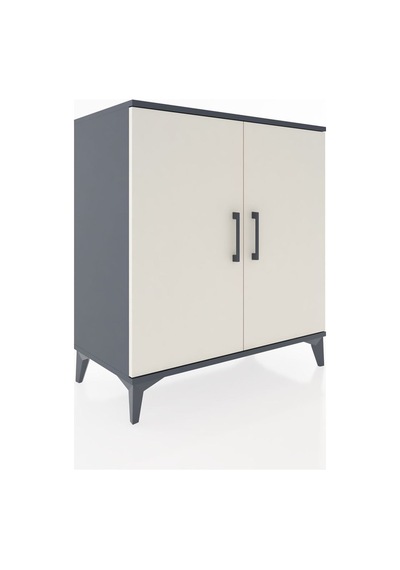 Hyperion Şifonyer 2 Kapaklı 88x44x96 Antrasit-aytaşı Antrasit