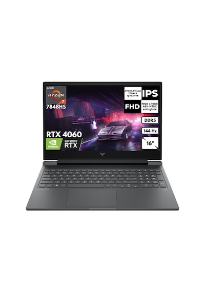 Hp Victus 16-s0014nt 7z4m5eaat20 R7-7840hs 40 GB 4 TB SSD 8 GB RTX4060 16.1" Dos FHD 7z4m5eaat20 Dizüstü Bilgisayar