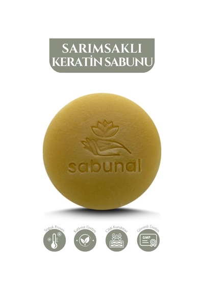 Sabunal Sarımsaklı Keratin Sabunu - Saç Besleyici Sabun 100 G