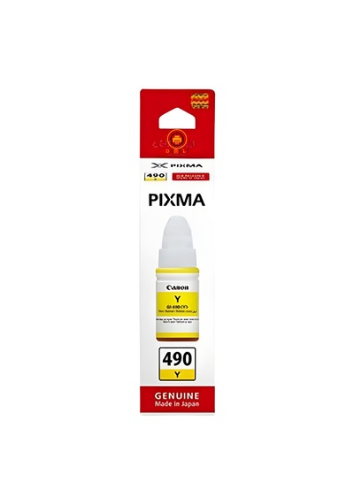 rl Canon Uyumlu Gı-490 Sarı Yellow Mürekkep 70ml - G1400 G2400 G3400 G3411 G4411 Serisi