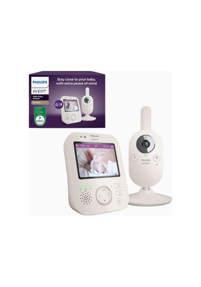 Philips Avent Premium Kameralı Bebek Telsizi 3.5 Ekran-gece Görüşü Kamera Sistemi Krem