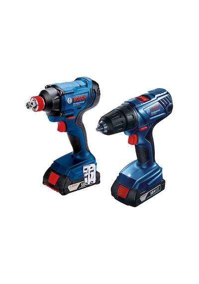 Bosch GSR 180-LI + GDX 180-LI(2x2Ah;Plastik) Somun Sıkma Makinesi - 06019G5222
