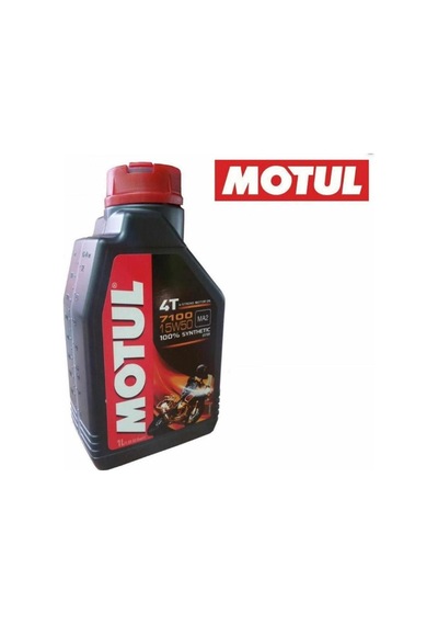Motul 7100 15W-50 4t Tam Sentetik Motosiklet Yağı 1 L