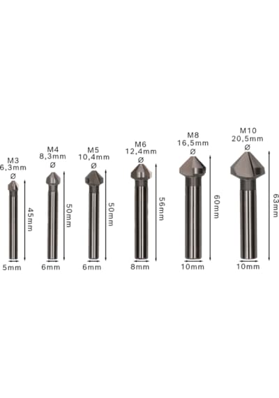 Bosch Pro Soft Metal Hss Havşa Ucu Seti, 6lı - 2608597527