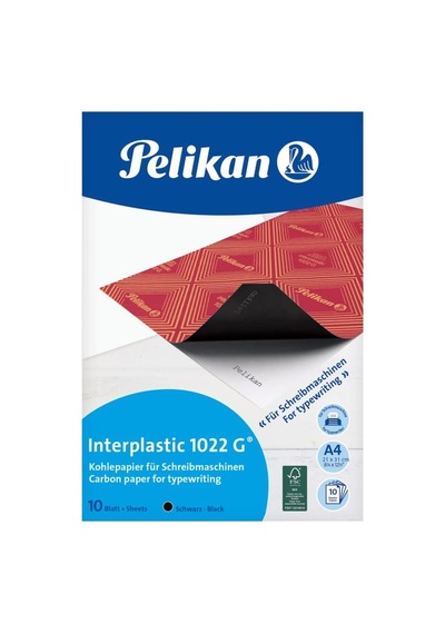 Pelikan Karbon Kağıt Interplastic 1022 G, Dın A4, 10 Yaprak, 1 Set