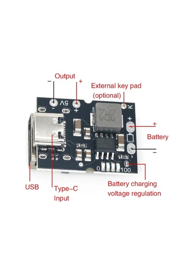 5v2a Power Bank Type-c 5v 2a Güçlendirici Step-up Boost Converter Modülü
