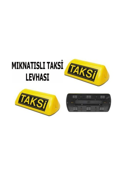 Taksi Levhası Işıklı Mıknatıslı Karayolları Kanunlarına Uyumlu