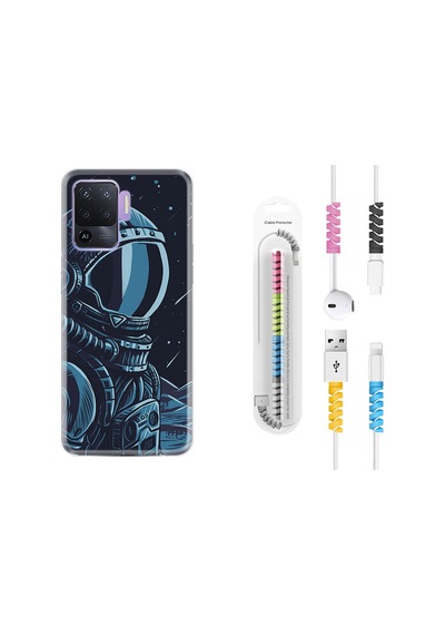 Oppo Reno 5 Lite Kılıf Kablo Koruyuculu Astro 1870