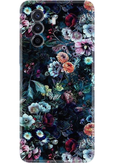 Huawei Nova Y70 Kilif Resimli Silikon Great Flowers 1304 552974361