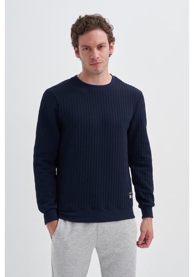 Cazador 51960 Erkek Bisiklet Yaka Sweatshirt Laci
