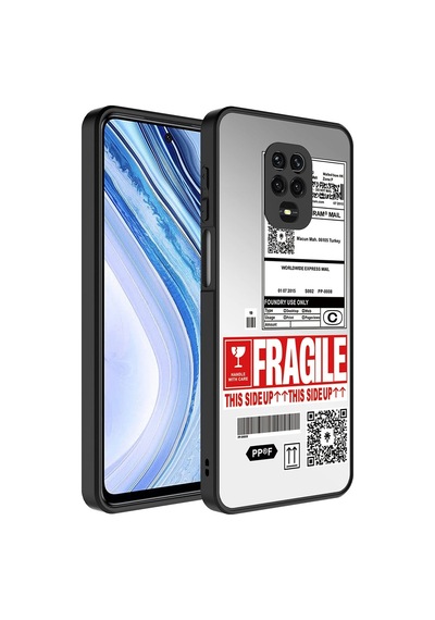 Xiaomi Redmi Note 9s Kılıf Aynalı Desenli Kamera Korumalı Parlak Zore Mirror Kapak Fragile