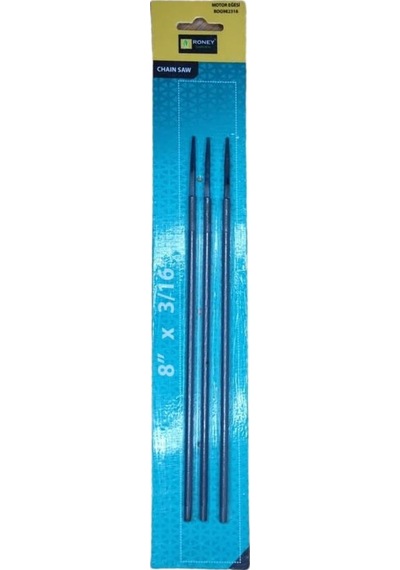 Roney Garden Motor Zincir Bileme Eğesi 3/16 4,8mm 3 Adet