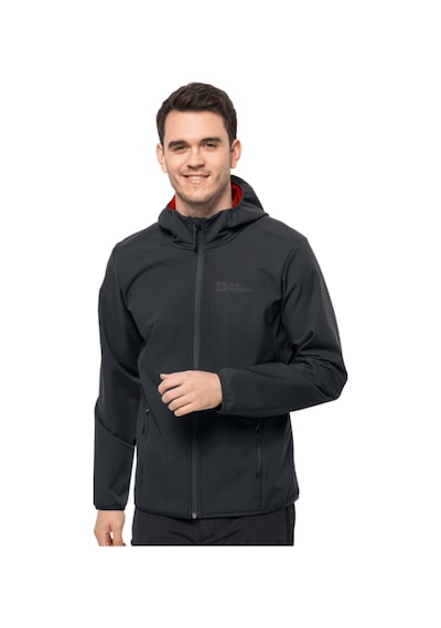 Jack Wolfskin 1307471-6350 Bornberg Hoody Erkek Ceket Siyah