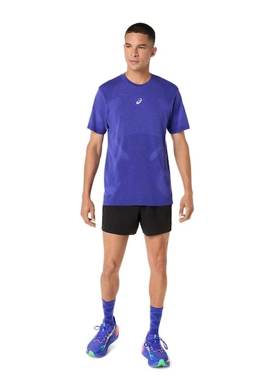 Asics Road Seamless Erkek Lacivert Koşu T-shirt 2011d355-403 Mavi