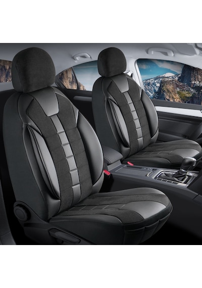 Ford Focus Collection Keten Oto Koltuk Kılıfı Ön Arka Set Dark Siyah Vista Seri