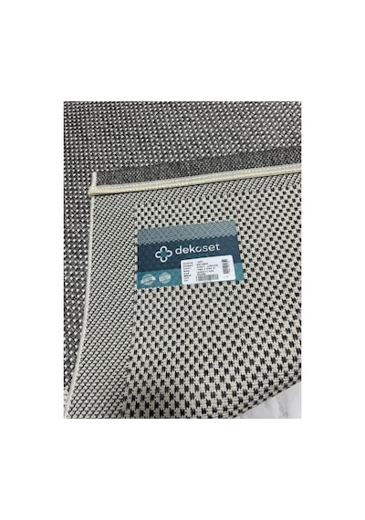 Sisal Halı- Hol Koridor Halısı- Kaymaz Taban- Yıkanabilir Kilim Halı Yolluk Gri - Krem