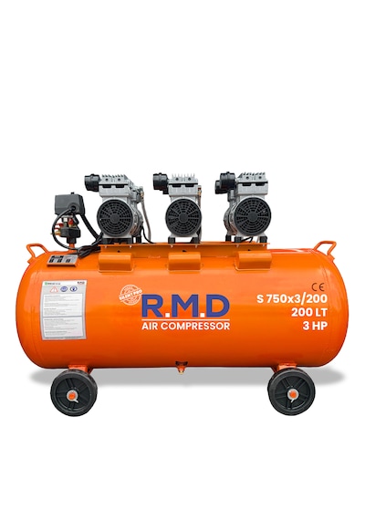 R.m.d Kompresör 100 Lt Hava Kompresörü Sessiz Ve Yağsız S750x3