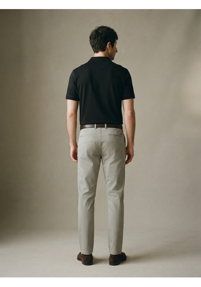 Maccali Erkek Siyah Basic Polo Yaka Tişört
