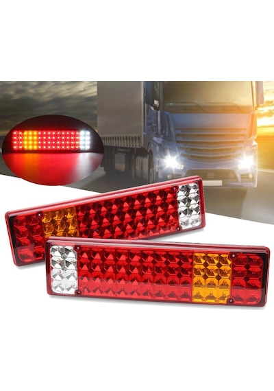 Led Stop Lambası Sağ + Sol Takım 24 Volt 7 Fonksiyonlu